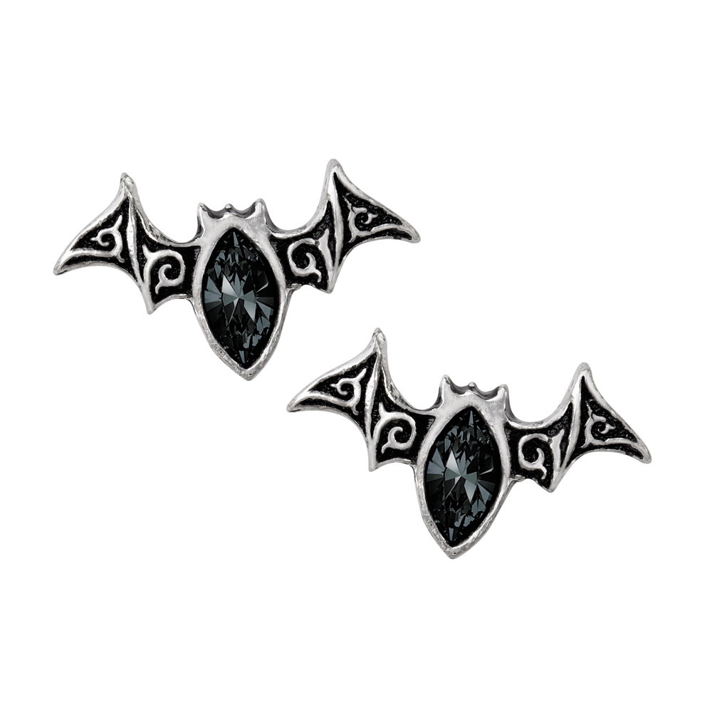 Alchemy - VIENNESE NIGHTS Boucles d'oreilles - Couleur argent/Noir